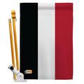 Cosa 28 x 40 in. Yemen Flags of the World Nationality Impressions Decorative Vertical House Flag Set CO4120323